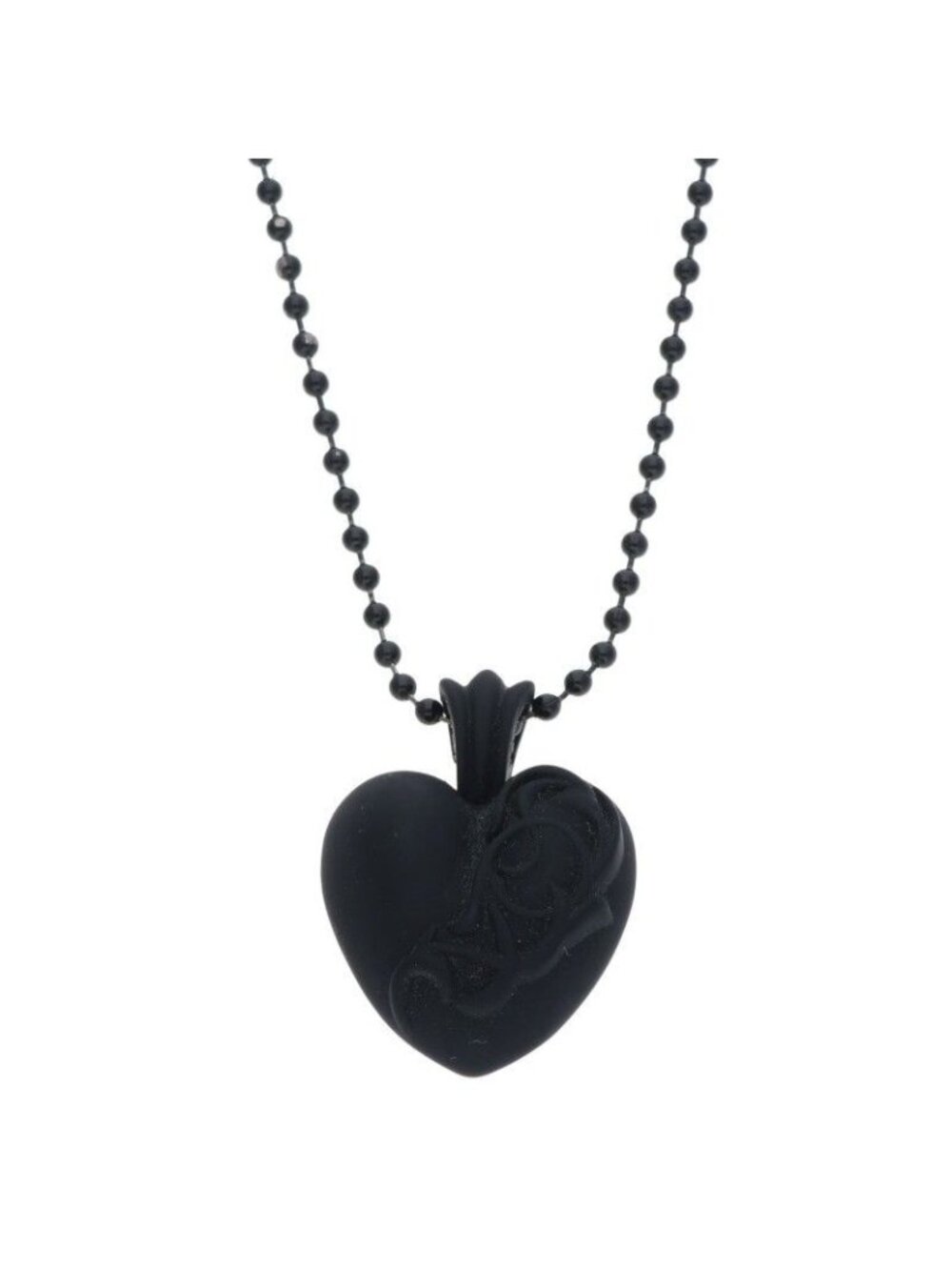 Chrome Hearts Rubber Heart Silicone Necklace